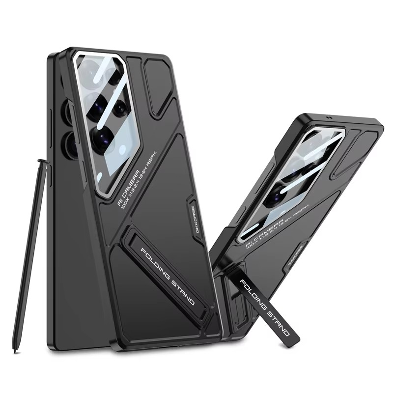 Fashion Ultra Thin Matte Armor Phone Case for Samsung S23 S24 S25 S26 Ultra With Lens Protection Film Shockproof Hard PC Back Cover
