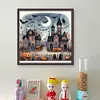 (Stamped/Counted) Halloween House-11CT Cross Stitch 50*50cm/19.69*19.69in