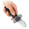 Oyster Knife Shucker Set with Wooden Holder Stainless Steel Oyster Shucking Kit Seafood Tools for Kitchen Restaurant Home Use