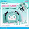 Hatsune Miku CUBE FACE LCD Touchscreen True Wireless Bluetooth Earphone Gift Box