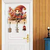 Wooden Halloween Gnome 3 Hooks Diamond Painting Hook Rail DIY Crafts Decor