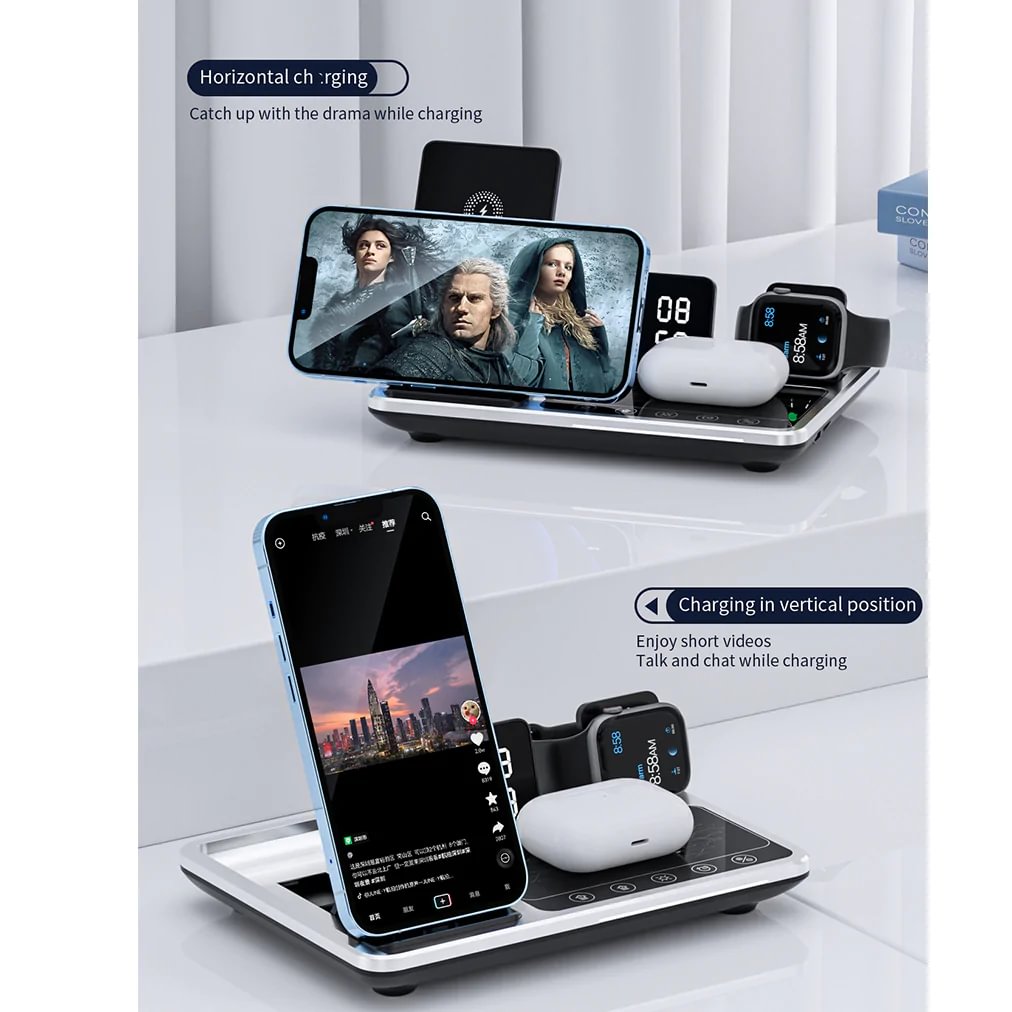 Three In One Multi-Function Wireless Charger