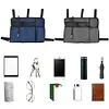Walker Bag Waterproof Multi-Pockets Armrest Side Storage Bag for Seniors Elderly