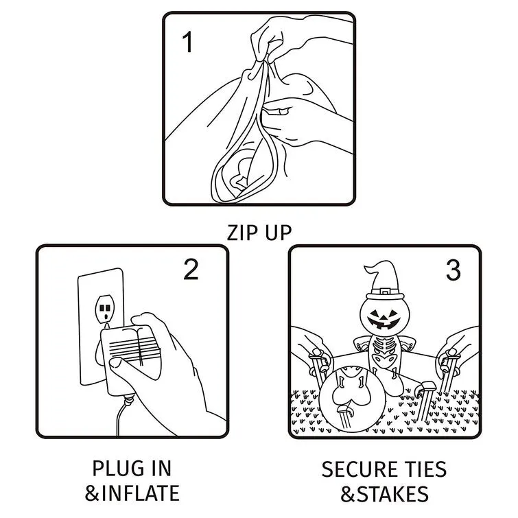 Halloween Ghost in Pumpkin Inflatable