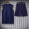 2025/2026 Barcelona Pre-Match Training Dark Blue Vest+Shorts Football1:1 Thai Quality