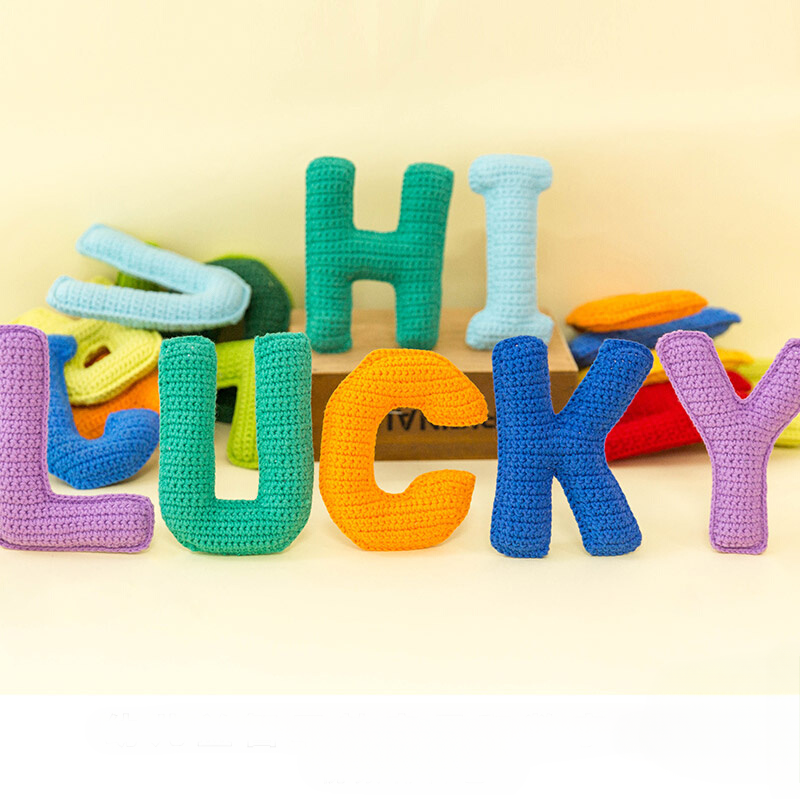 Cozy Craft Maternity Knitting DIY Kit: Alphabet & Numbers Toy Set
