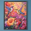 Bird With Flower - Round AB Drills Diamond Painting(55*45cm)