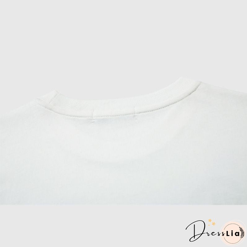 Hip Hop Cartoon Print Tee