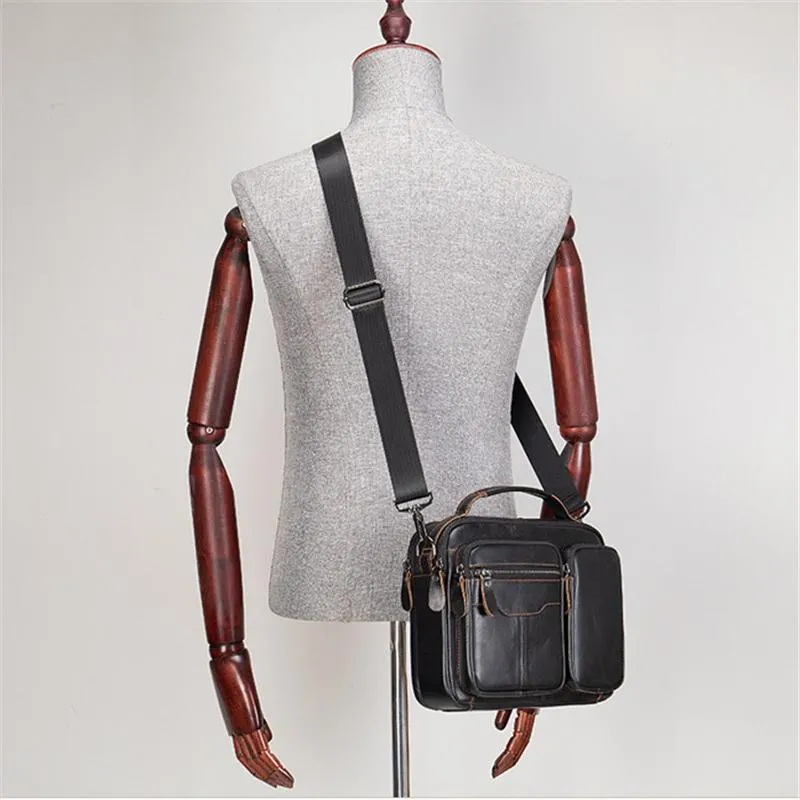 Premium Quality Top-Handled Detachable Sling Strap Multi-Pocket Crossbody Bag