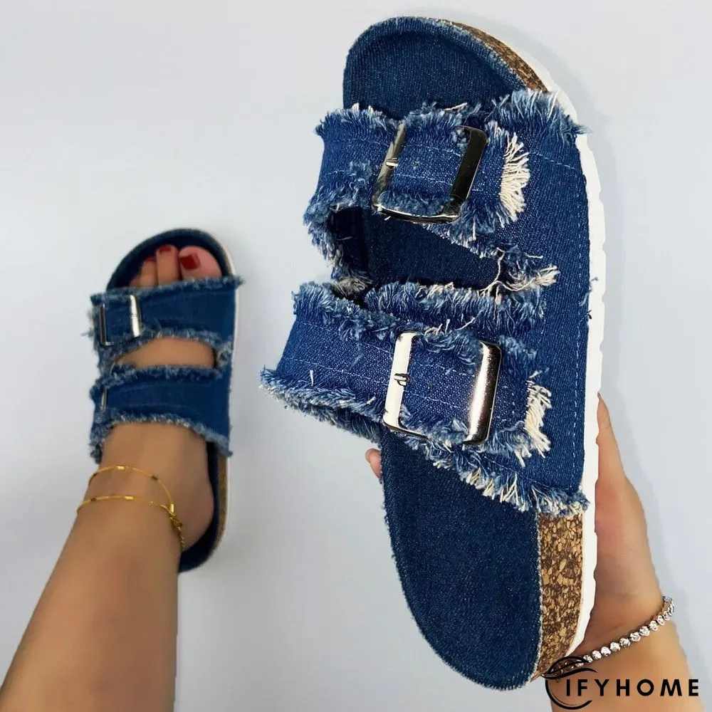 Women's Date Denim Slipper | IFYHOME
