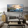 Seaside Lighthouse - Full Round/Square Diamond Painting(80x40cm)