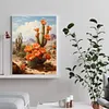 Desert Cactus Flower-Paint By Numbers Acrylic Painting 40*50CM