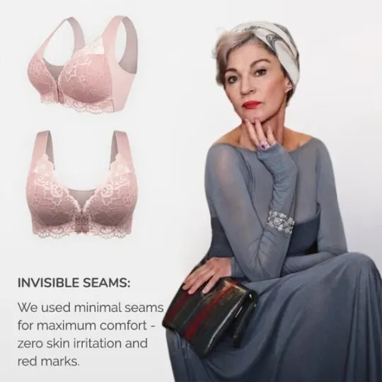 FRONT CLOSURE 5D SHAPING PUSH UP COMFY WIRELESS BRA(3 PCS) 