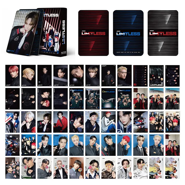 ATEEZ JAPAN 2ND SINGLE Limitless 55 Sheets Album Photocard