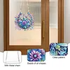 (US Local)Acrylic Special Shape Flowers Horseshoe 5D DIY Diamond Painting Dots Pendant