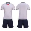 Customized football uniform suit men's and women's adult children's short-sleeved jersey light plate printing number Training Competition team uniform group purchase