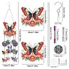 (US Local)DIY Diamond Painting Double Sided 3D Wind Chime Pendant  Hanging Kit