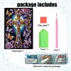 5D Diamond Painting Notebook 50 Pages A5 Diamond Art Diary Book (Purple Cross)