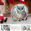Acrylic Owl Diamond Painting Paper Towel Napkin Holder for Adults Kids Art Crafts