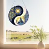 (US Local)Acrylic Diamond Painting Hanging Pendant Diamond Art Window Pendants (B)