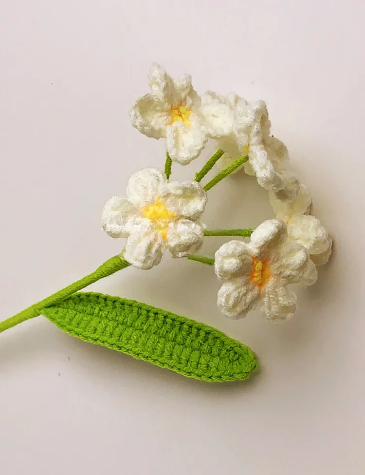 Hand Made To Your Mom Sister Aunt Friend Family Mother's Day Birthday Beautiful Forget-Me-Not Crochet Flowers