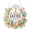 Easter Egg DIY Acrylic Special Shape Drill Diamond Art Hanging Decor Kits