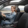 9Pcs PU Leather Car Seat Covers Universal Car Seat Protectors for Most Cars SUVs
