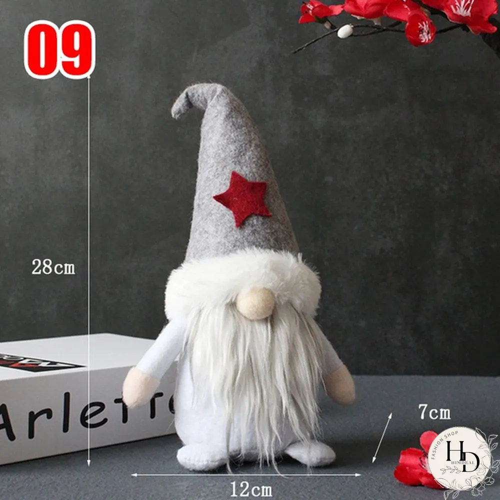 34Styles Swedish Tomte Dwarf Faceless Plush Doll Rudolph Gnomes Dwarf Santa Claus Elf Doll Ornaments