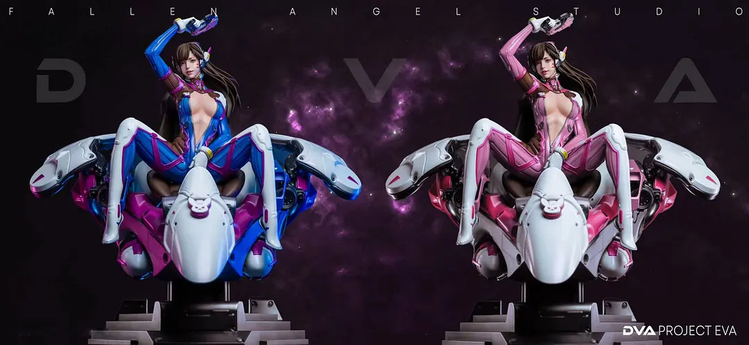 1/4 Scale DVA Project D.Va - Overwatch Resin Statue - Fallen Angel