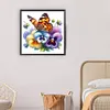 Diamond Painting-DIY Full Round Drill Butterfly Flower