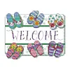 Welcome-14CT Stamped Cross Stitch Kit(21*18cm)