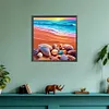 >SALE<5D DIY Full Round Drill Diamond Seashell Painting Animal Kit Home Decor 30x30cm