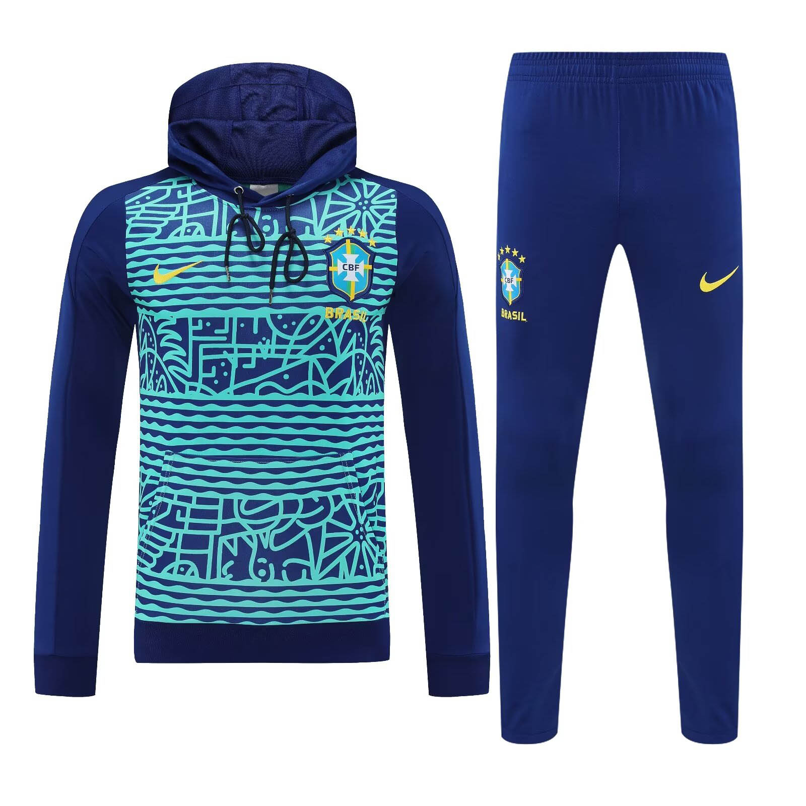 2024-2025 Brazil Training Suit Football Shirt 1:1 Thai Quality Maxi Kit