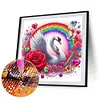 >SALE<5D DIY Full Round Drill Diamond Painting Swan Kit Home Art Decoration 30x30cm