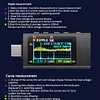 Type-C Current and Voltage Monitor DC 4-30V 0-12A Cell Phone Charging Tester