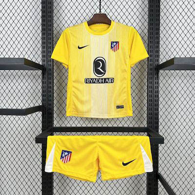 2025-2026 KIDS Atletico Madrid Goalkeeper Football Shirt 1:1 Thai Quality Maxi Kit