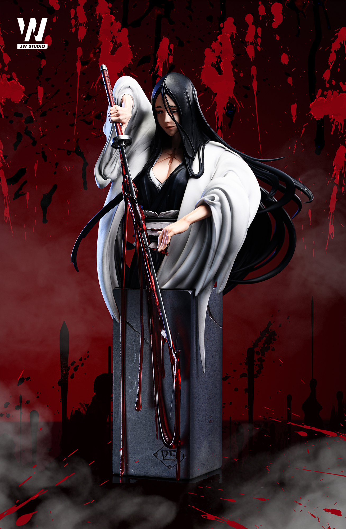 PRE-ORDER W Studio - Death/Boundary BLEACH Unohana Retsu Bust Statue(GK)