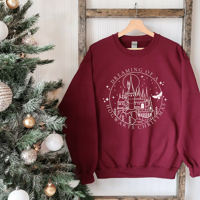 Magic Wizard School Christmas Sweatshirt