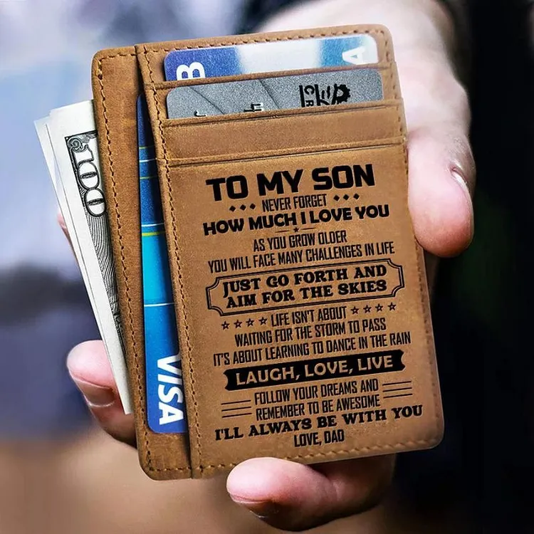 Life Isn't About Waiting For The Storm To Pass - Card Wallet The Cold Blanket