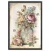 (Big Size)Peony In Vase - 11CT Stamped Cross Stitch 40*60cm/15.75*23.62in