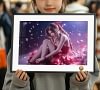 A3 & 4K Size Goddess Aerith Gainsborough Decorative Painting - (FF7) Final Fantasy VII Decoration Painting - HuangGua Studio