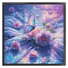 Dream Of Butterfly-Full Embroidery 2 Strands 14CT Stamped Cross Stitch-75*75CM-Large Size