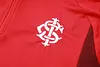 Joyfball 2024/2025 Brazil International Half-Pull Training Suit Red Football Shirt 1:1 Thai Quality