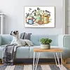Bird And Kettle - 14CT Stamped Cross Stitch 34*26cm/13.39*10.24in