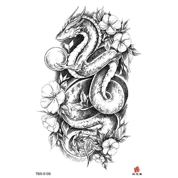 Tattoo Sticker Totem Symbol Temporary Sleeve Tattoo Waterproof Sexy Body Art Fashion
