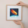 10pcs Universe DIY Mini Round Diamond Painting Set 13x13cm