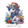 >SALE<PET Double Sided Special Shaped Horse Diamond Painting Desktop Decor for Adults