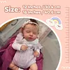 12"&16" Newborn Sleeping Full Solid Platinum Silicone Baby Doll Cherylwith Chubby Cheek & Flexible Limbs That Just Like A Real Baby - RBBI-Myrebornbabydoll&reg; 