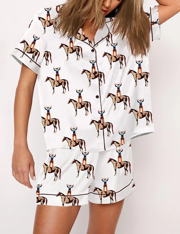 Women's Gangstas Paradise Western Cowboys Pajama Set