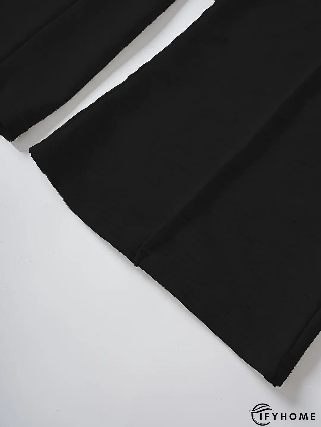 Wide Leg Drawstring Solid Color Athleisure Sports Pants | IFYHOME